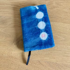 A6 Shibori indigo notebook
