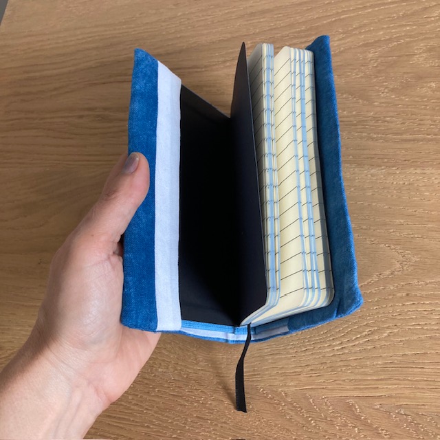 Carnet A6 Shibori indigo