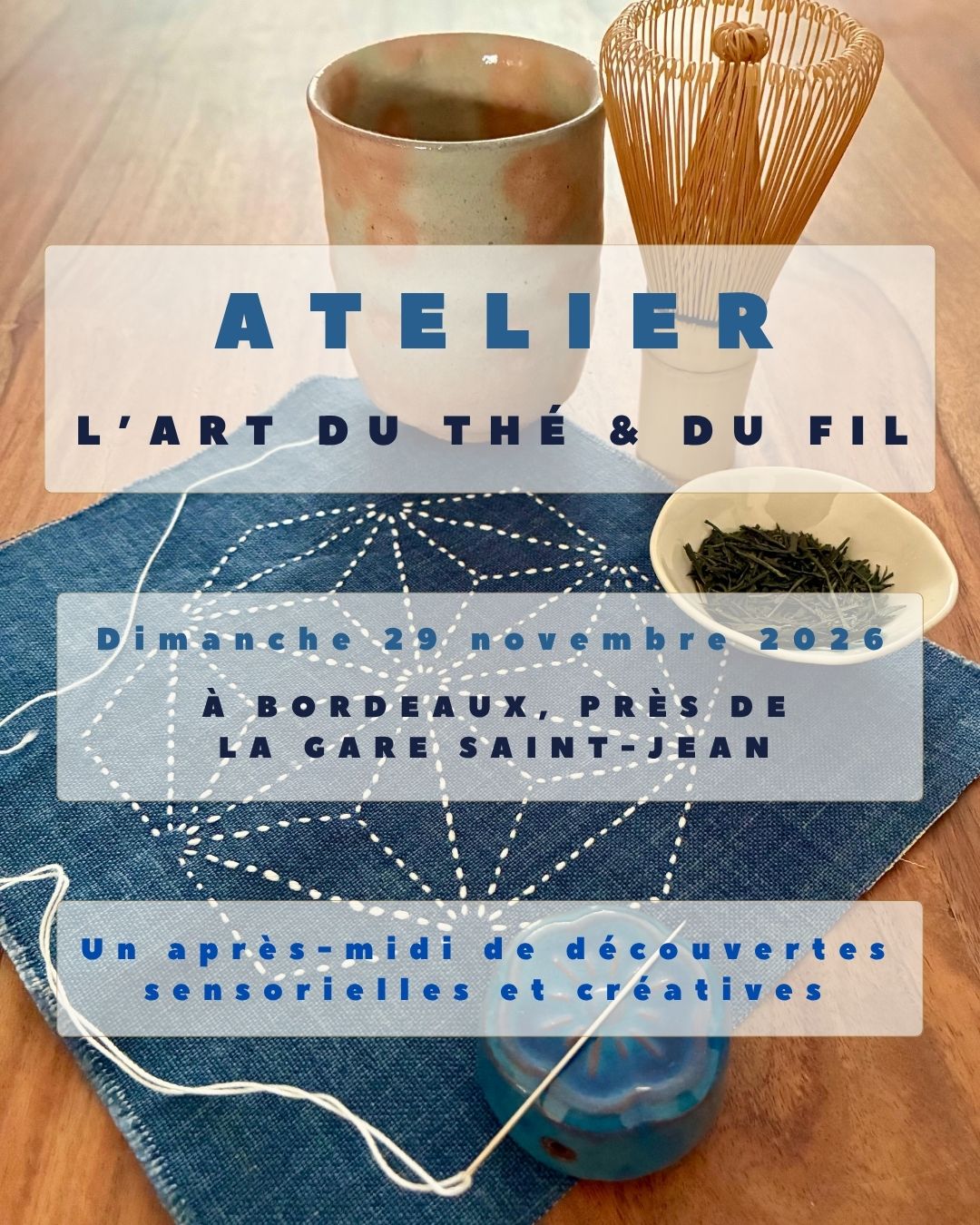 Atelier Thé et Sashiko